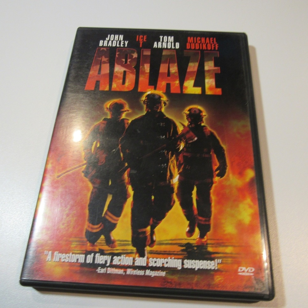 Ablaze DVD‎ Action Thriller Movie John Bradley Ice T Tom Arnold
